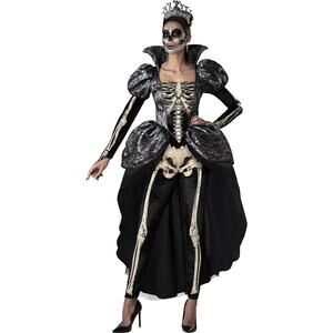 NEW Yandy Regal Royal Skeleton Queen Halloween Costume Size Medium